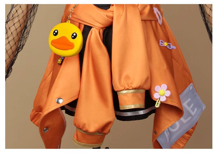 服の衣裤装飾の詳細、ウィラ・ナイエルのコスプレ衣装のパンツ部分のデザイン