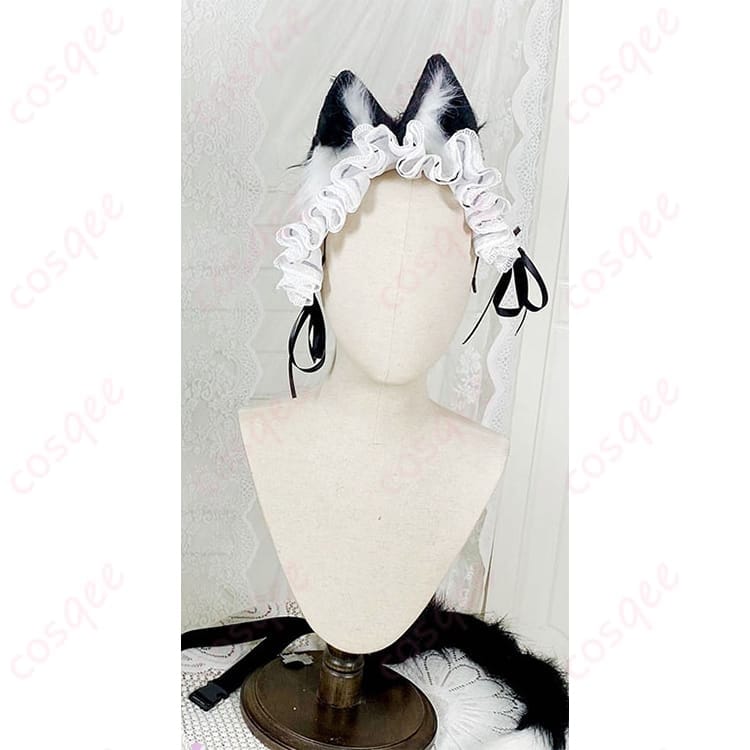 勝利の女神NIKKE プリバティ アンカインド・メイド風 猫耳コスプレ衣装｜写真映えする上品キュート - 5枚目の画像