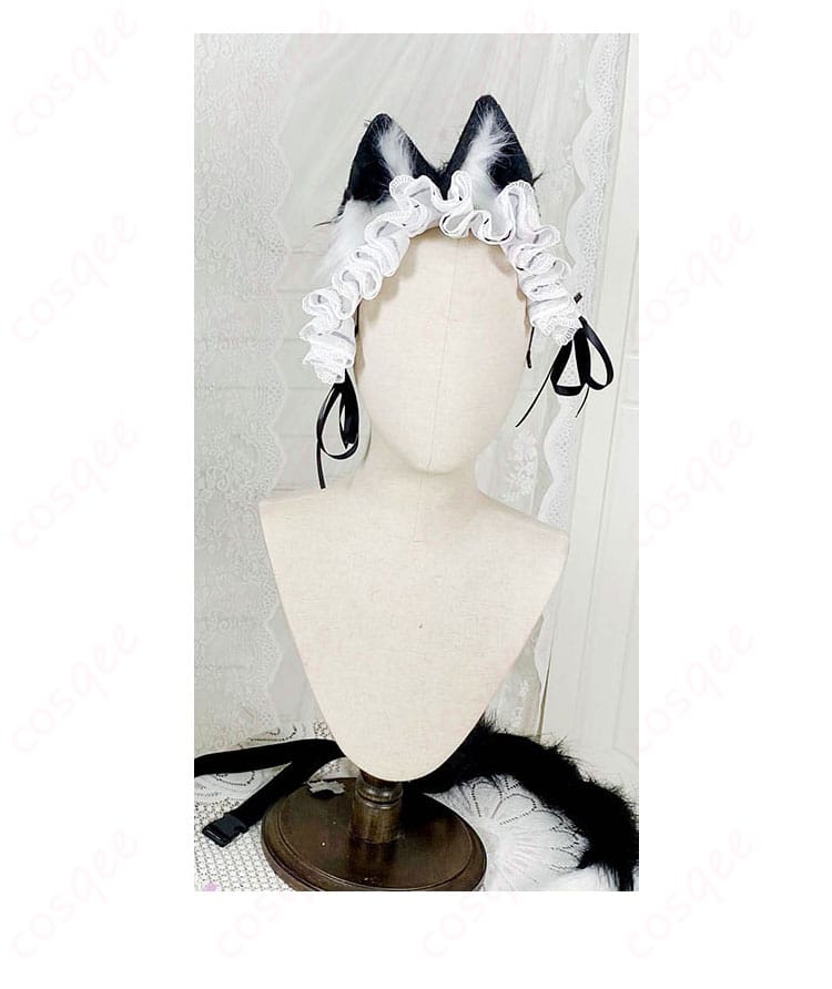 プリバティ衣装の髪飾りとヘッドアクセサリーの詳細、可愛らしい仕上がり