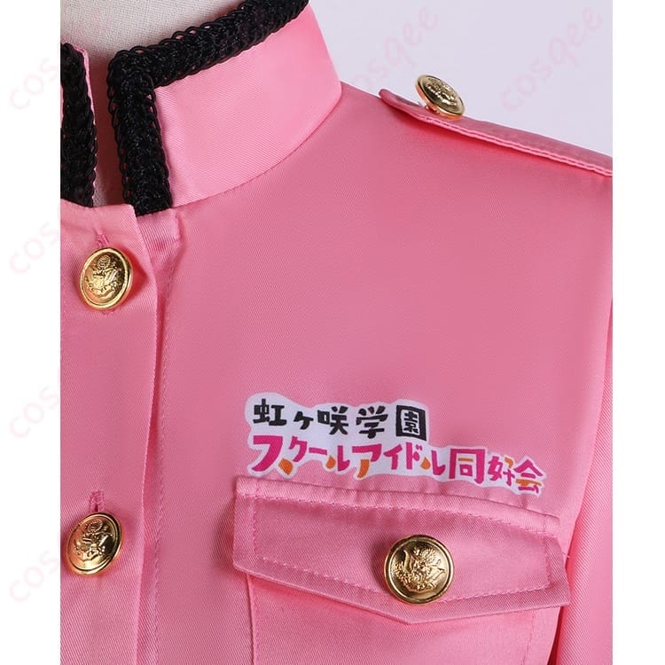 ラブライブ！虹ヶ咲 中須かすみ 繚乱！ビクトリーロード風ワンピースで華やかに魅せる - 4枚目の画像