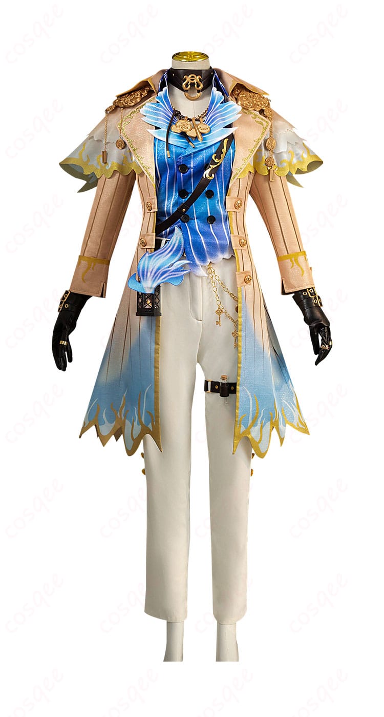 「IdentityV 傭兵(ナワーブ・サベダー) コスプレ衣装の正面画像。驚異の部屋バージョンの忠実なデザインが特徴。」