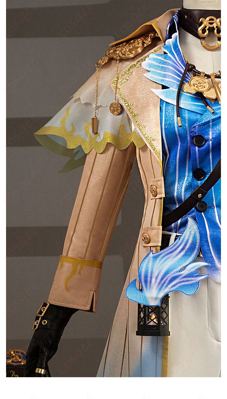 「傭兵(ナワーブ・サベダー)の肩袖装飾細部。衣装のディテールと高いクオリティが際立つ画像。」