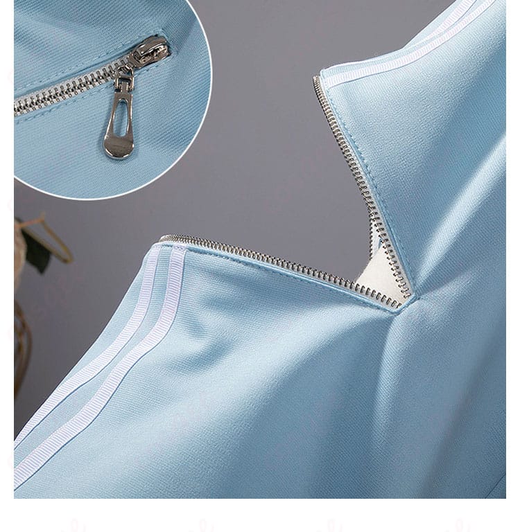 衣袖のジッパーディテール画像 - ファッション性と機能性が融合