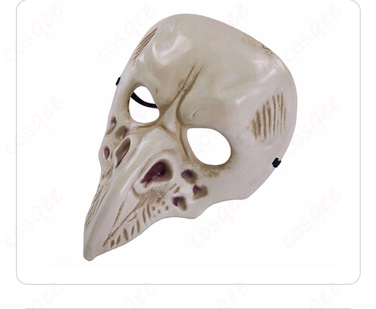 面具の装飾細部、LOWコスプレ衣装、キャラクターの個性を表現