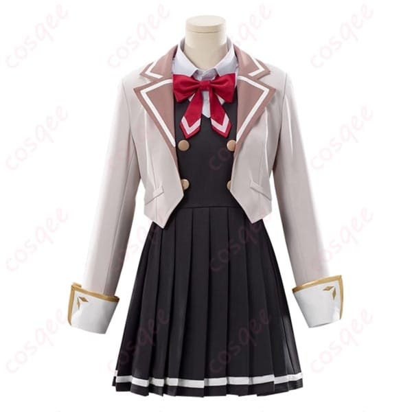 ロシデレ 九条アリサの清楚系コスプレ衣装 上品シルエットで写真映えする学園スタイル
