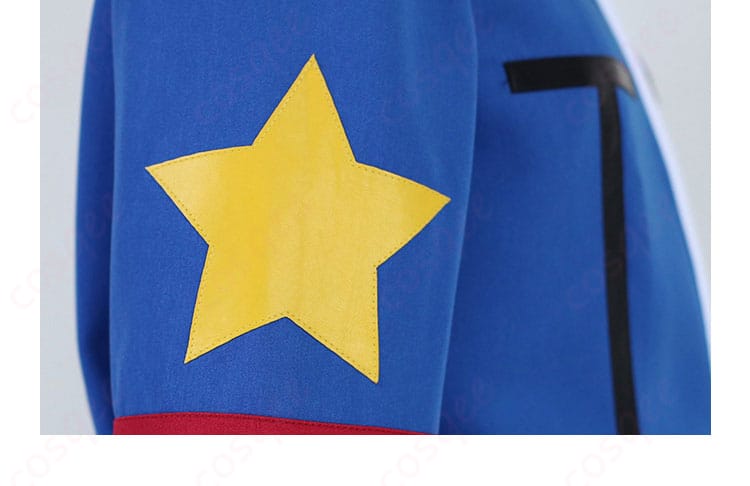 花嵐エリ コスプレ衣装 衣袖の五角星装飾ディテール|デジモンコスプレ