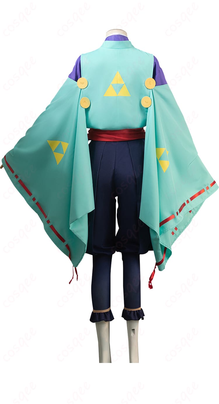 北条時行 コスプレ衣装 逃げ上手の若君 商品背面画像 服装のバックデザイン