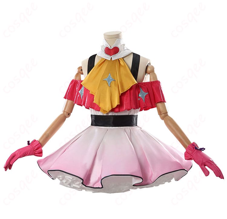 商品正面図:推しの子 星野アイ コスプレ衣装の正面写真。高再現度で魅力的なデザインが特徴。