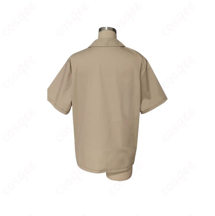 遊木真コスプレ衣装(春~夏)の背面画像。シンプルでありながら、背面のディテールにも注意を払った高品質なコスプレ衣装です。