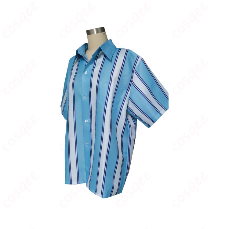 深海奏汰私服(夏)コスプレ衣装の側面からの画像。スムーズなラインとディテールが際立つ。