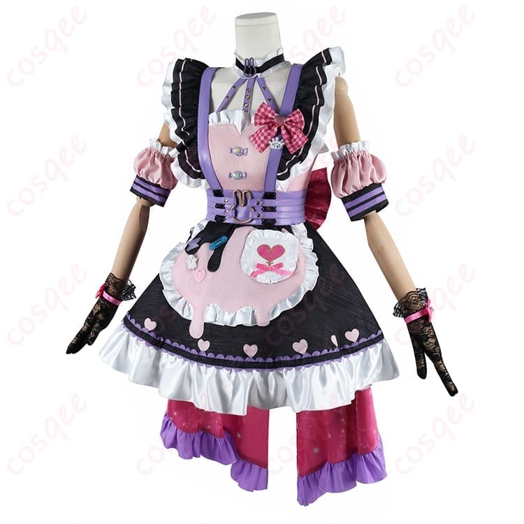 にじさんじ マリア・マリオネット新衣装のメイドコス｜ダークキュートに映える一式セット - 2枚目の画像