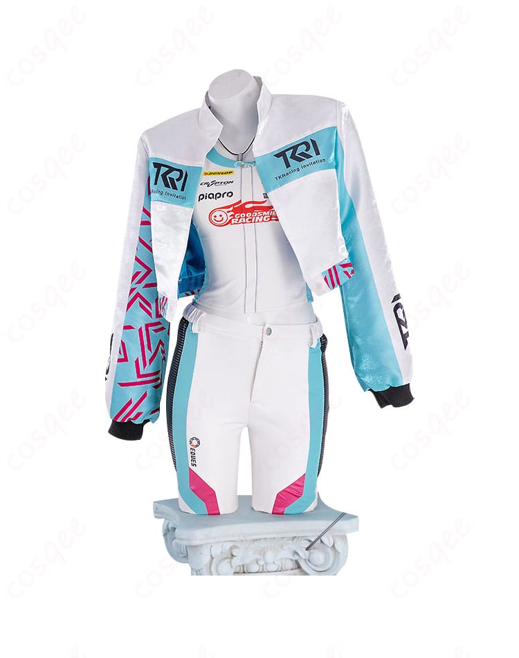 初音ミク コスプレ衣装 KYOJO CUP 2024Ver. 正面ビュー - 高還元度デザインでイベントに最適なコスプレ衣装。