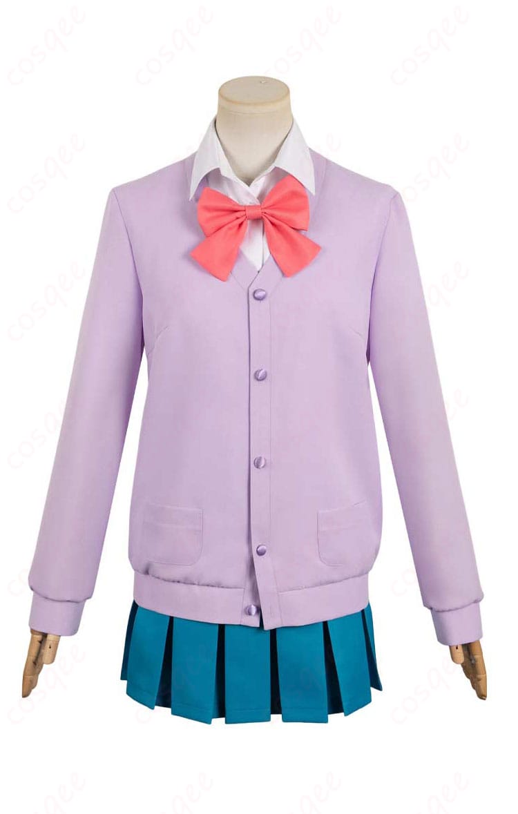 『君に届け』胡桃沢梅 コスプレ衣装。正面から見た衣装の全貌。高還元度で美しいデザインが特徴です。