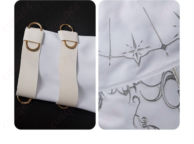 袖口とコスプレ衣装装飾の細部|セイヤ月影ハンターコスプレ衣装の袖口装飾、精緻な仕上がり