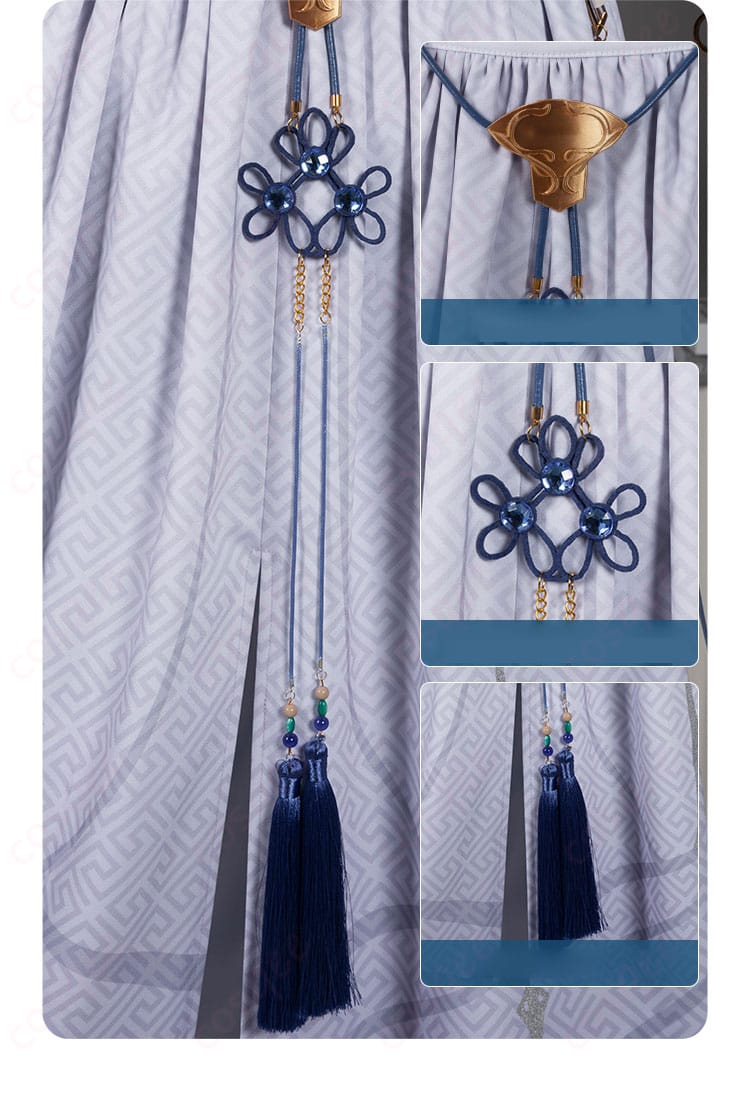 コスプレ衣装のディテール|セイヤ月影ハンターコスプレ衣装の装飾、細部にわたるこだわり