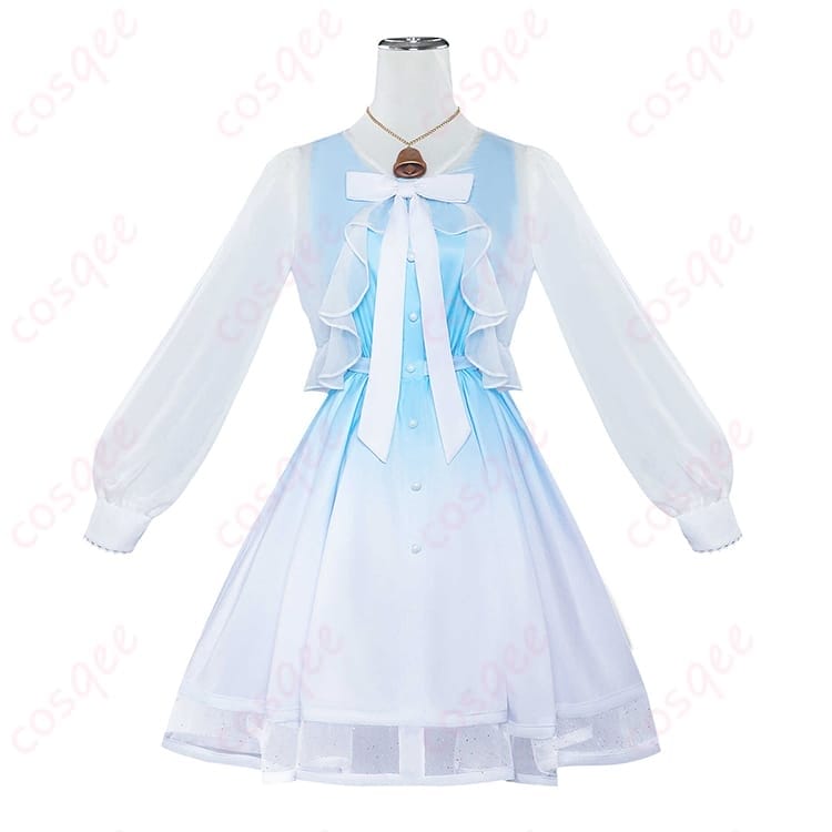 原神 甘雨 コスプレ ワンピース 衣装 清廉エレガントな佇まいで写真映え抜群 - 1枚目の画像