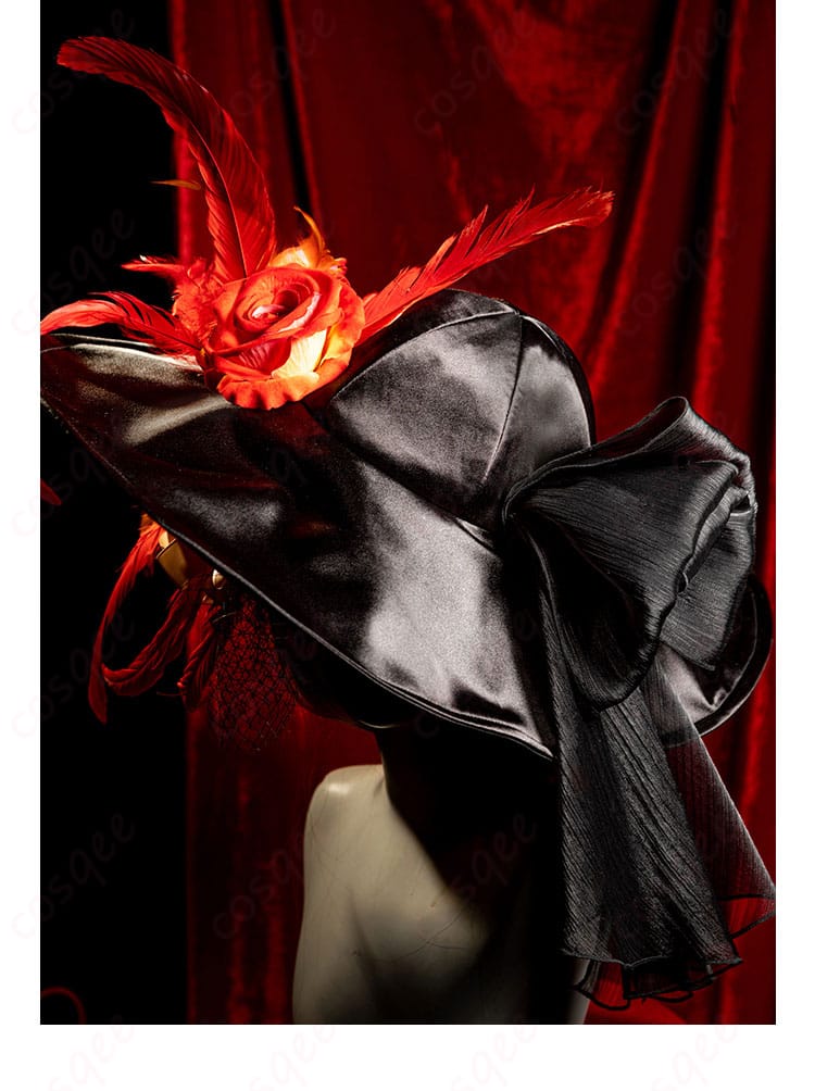 帽子の側面デザインと装飾細部