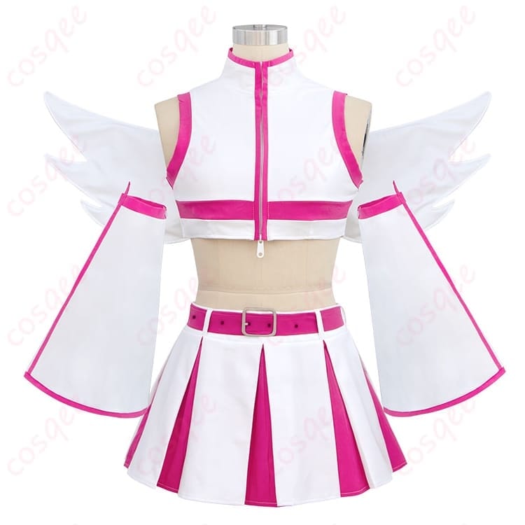 2.5次元の誘惑 天乃リリサ（リリエル）天使系コスプレ衣装 清楚で映える王道ホワイトコーデ - 1枚目の画像