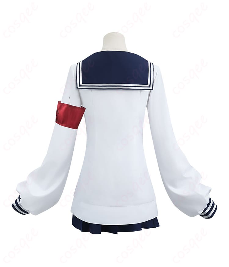 商品背面図 - 背面のディテール、猫山田根子のコスプレ衣装の細部までこだわり。