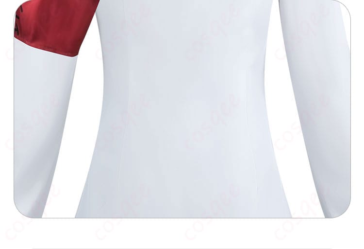 服の背面装飾細部 - 背面のデザイン、細部まで再現されたコスプレ衣装。