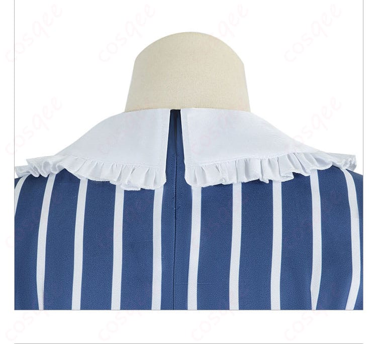 千代田莉々歌 メイド服 背面ディテール。背部のリボンと装飾が際立ちます