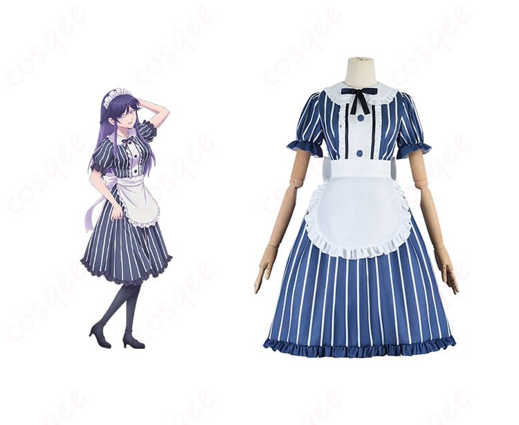 女神カフェ 千代田莉々歌 コスプレ衣装 メイド服 役柄と衣装が完全再現された画像