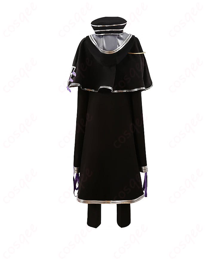 大慶直胤 コスプレ衣装の背面図、背中のデザインとオーダーメイド対応