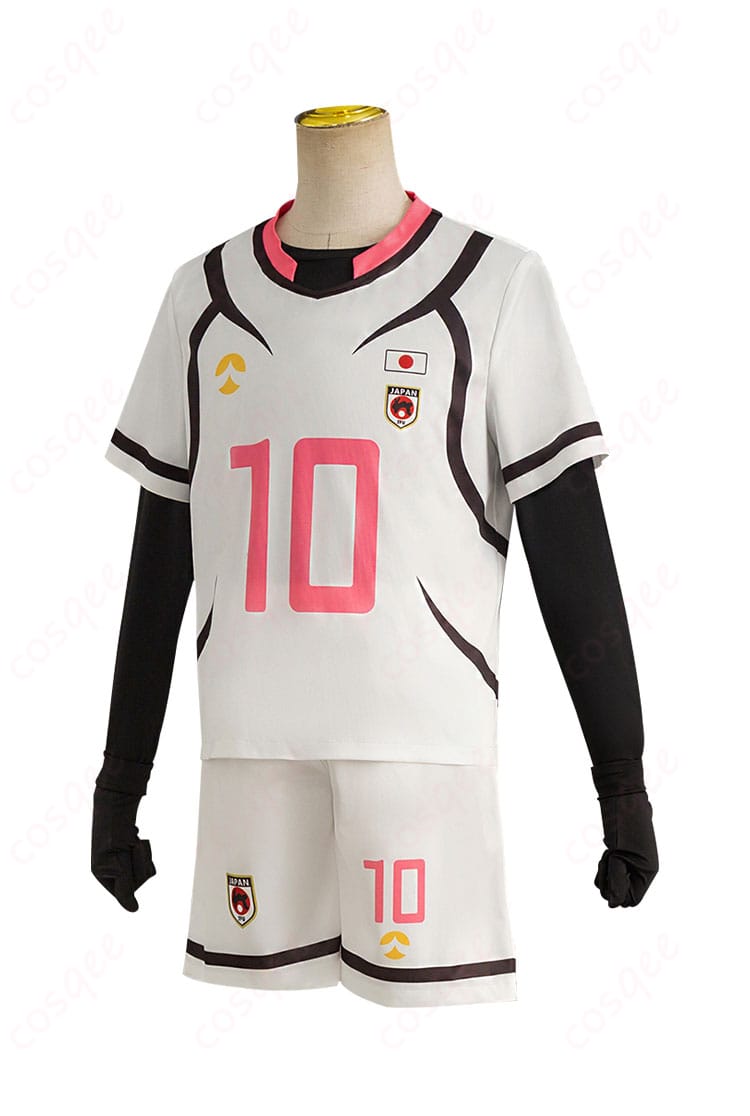 商品の側面図。コスプレ衣装の全体的なデザインとシルエット。