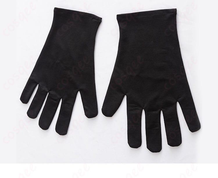 アクセサリーの手袋の細部。手袋のデザインと装飾を詳細に表示。