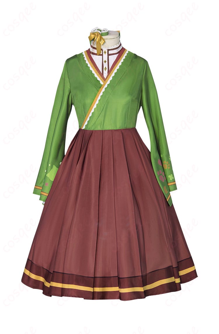 内搭シャツの正面装飾詳細、ウマ娘 コスプレ衣装のディテール