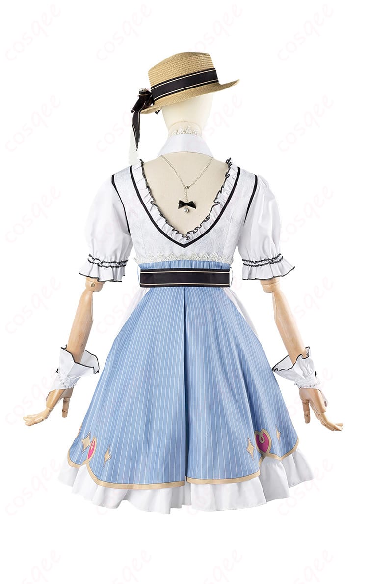 商品背面のコスプレ衣装画像。後ろ姿のディテールをしっかり捉えた画像です。