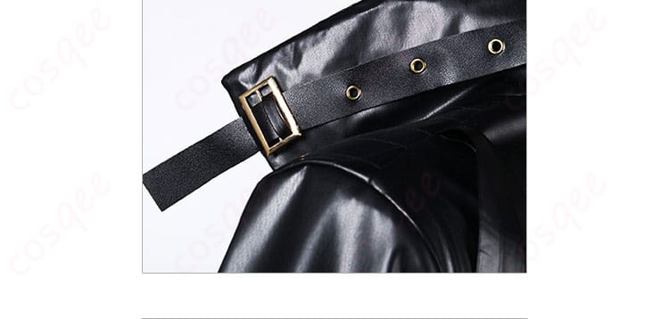 無期迷途 ドナルド コスプレ衣装の襟元のベルト装飾。キャラクターらしさが際立つアクセント。