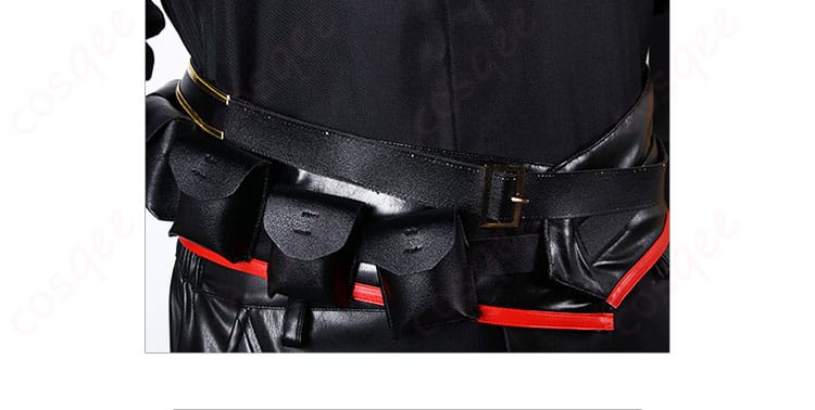 無期迷途 ドナルド コスプレ衣装の腰封装飾ディテール。キャラクターに忠実なデザインが魅力的。