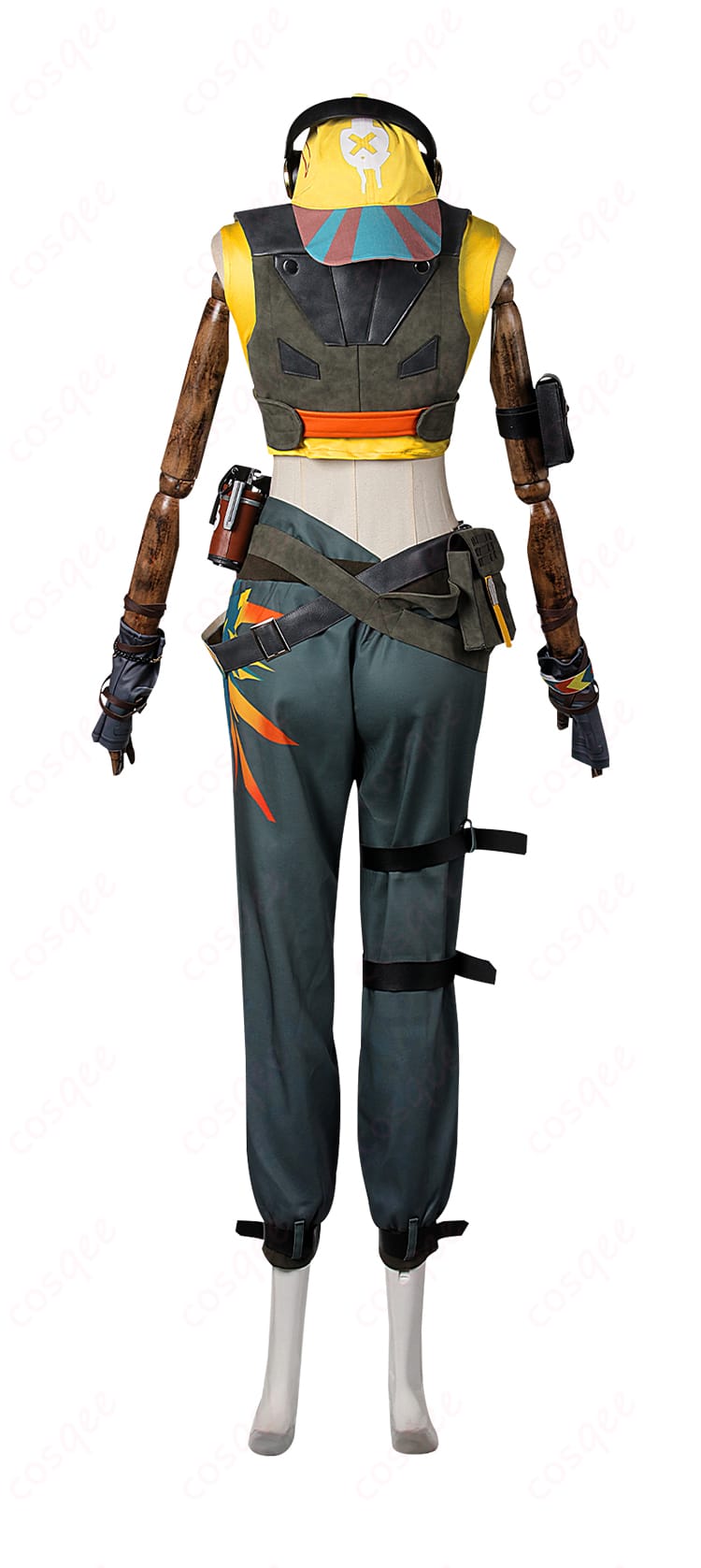 背面から見たレイズ(Raze)コスプレ衣装の画像|VALORANT コスプレ衣装