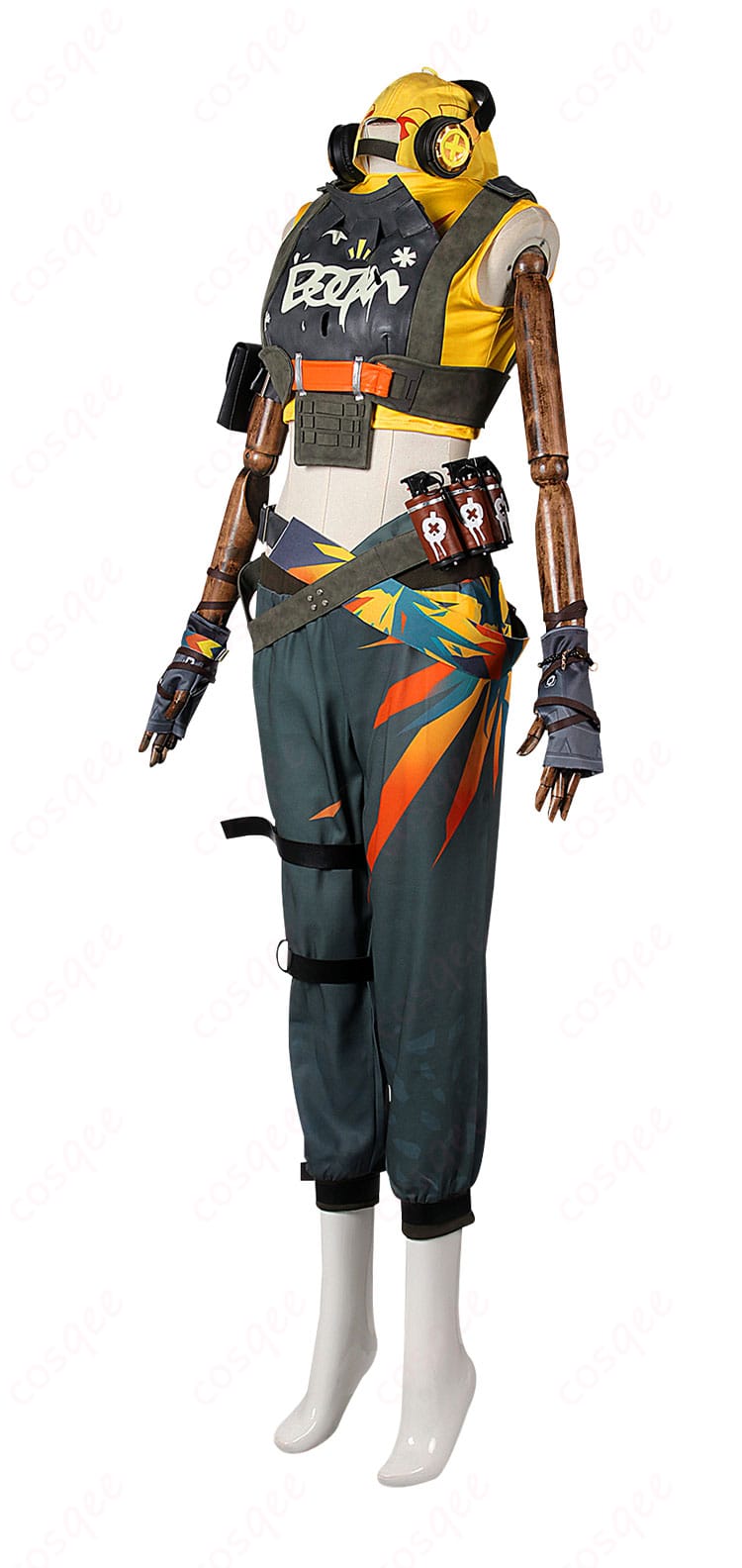 左側から見たレイズ(Raze)コスプレ衣装の画像|VALORANT コスプレ衣装