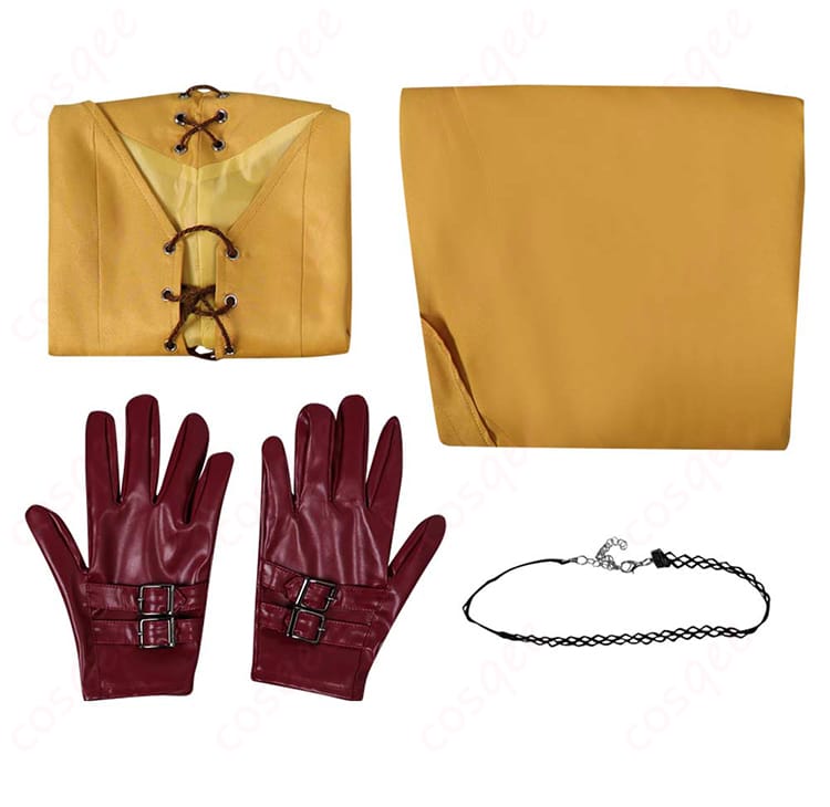 エアリス・ゲインズブール コスプレ衣装 手套装饰细节|高品質な手袋デザイン