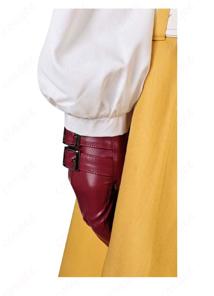 エアリス・ゲインズブール コスプレ衣装 腰間皮带装饰细节|リアルなベルトディテール