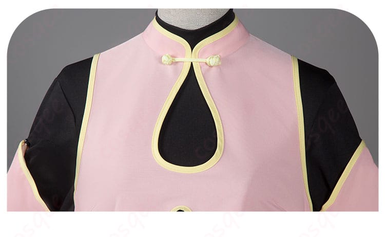 カードキャプターさくら 木之本桜 コスプレ衣装 领口装飾の詳細 細かい刺繍とデザイン