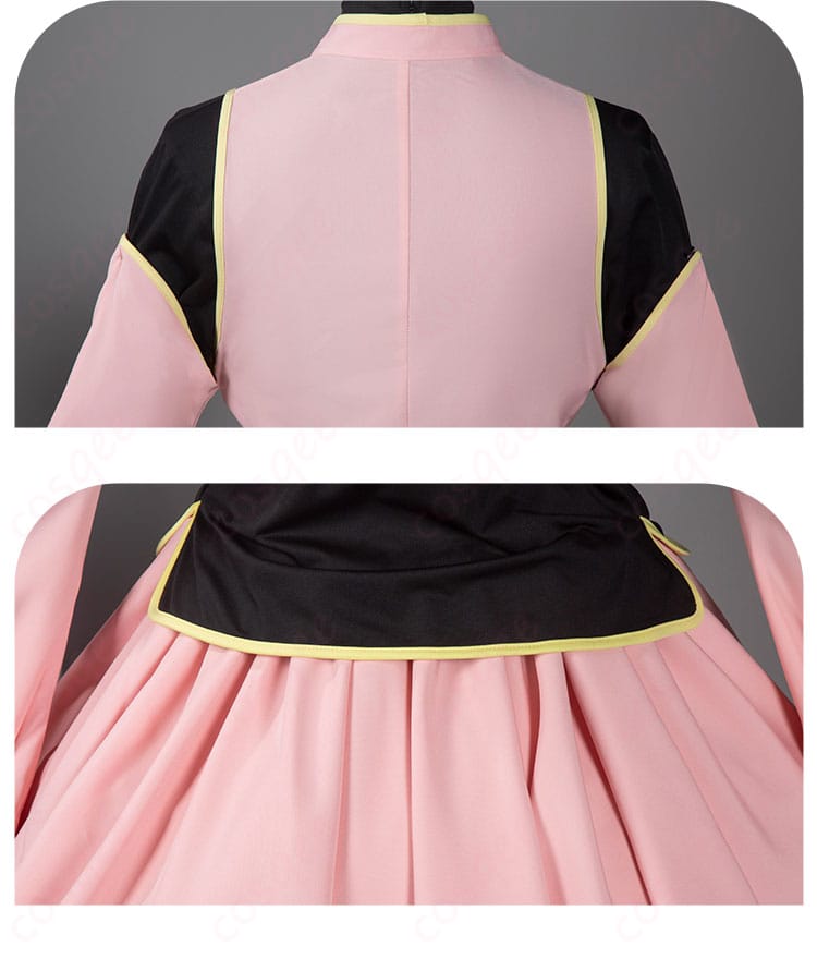 カードキャプターさくら 木之本桜 コスプレ衣装 背面デザイン詳細 美しい縫製