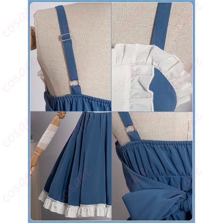 小鳥遊六花の闇かわいい世界観を纏う清楚ワンピ｜眼帯・包帯まで揃うコスプレ衣装 - 4枚目の画像