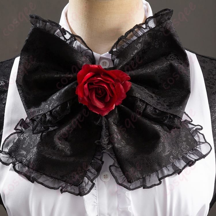 デート・ア・ライブ 時崎狂三の雰囲気を纏うゴシック調コスプレ衣装｜写真映えと着やすさを両立 - 4枚目の画像