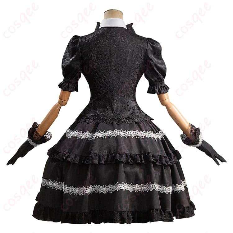 デート・ア・ライブ 時崎狂三の雰囲気を纏うゴシック調コスプレ衣装｜写真映えと着やすさを両立 - 3枚目の画像
