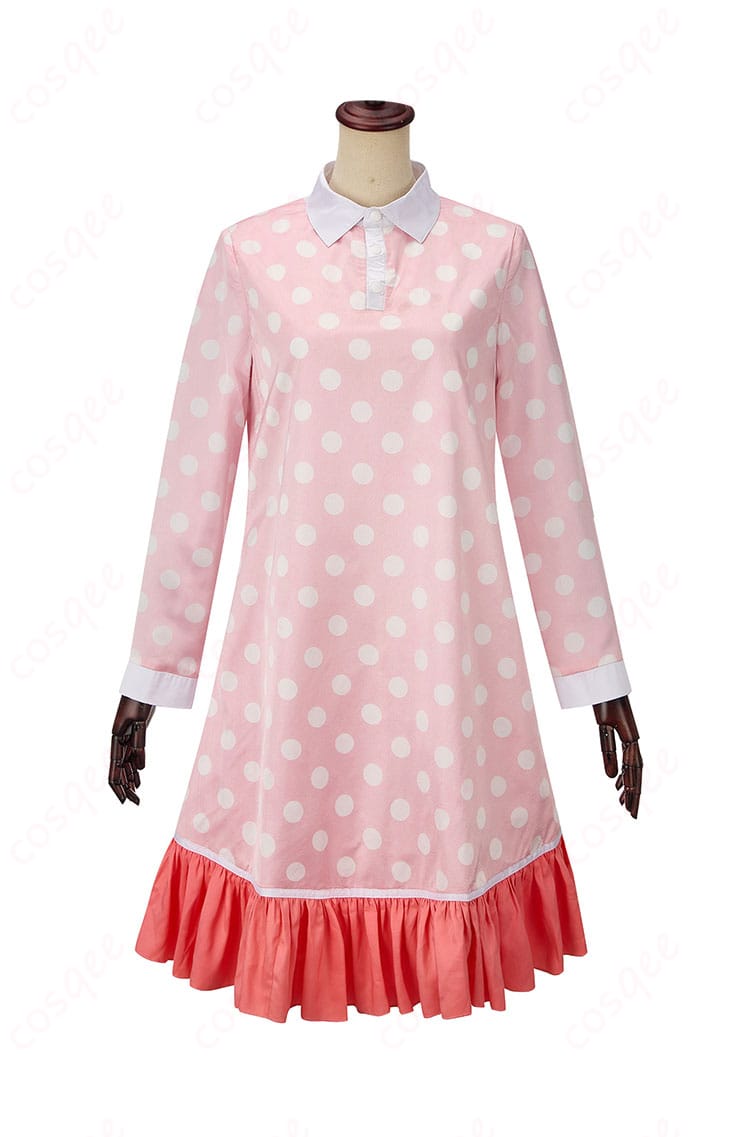 内搭のワンピースの正面デザインの詳細。ブルーアーカイブのキャラクターにぴったりの可愛らしいスタイル。