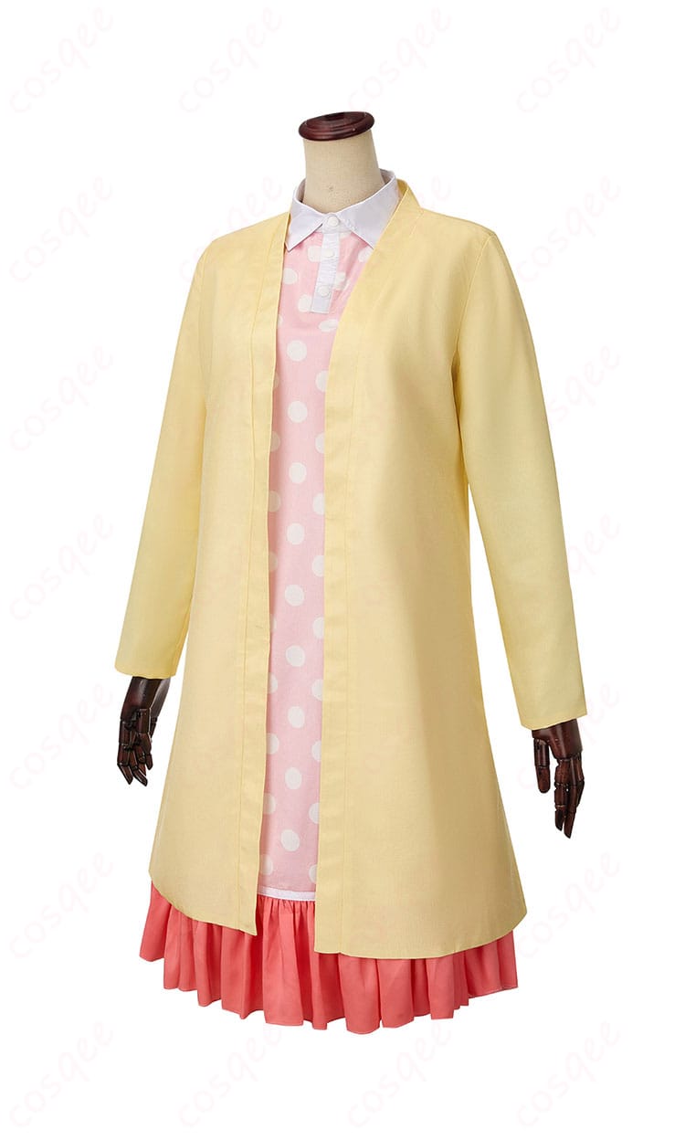 空崎ヒナ コスプレ衣装の側面画像。衣装のラインとディテールが美しく映える。