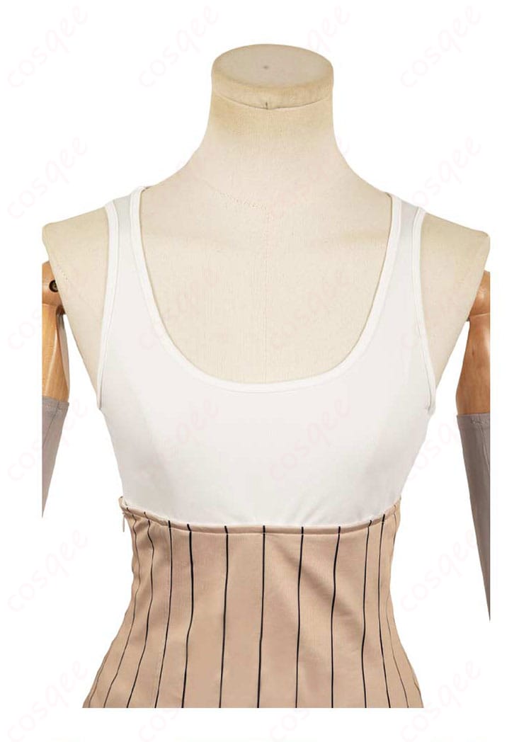 ダンダダン 綾瀬星子 コスプレ衣装 上衣正面のディテール。胸元の刺繍とデザインが特徴的。