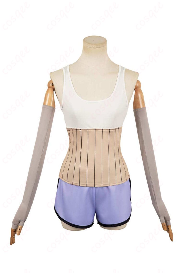 ダンダダン 綾瀬星子 コスプレ衣装 正面全身写真。高精度再現されたデザインと素材が特徴。