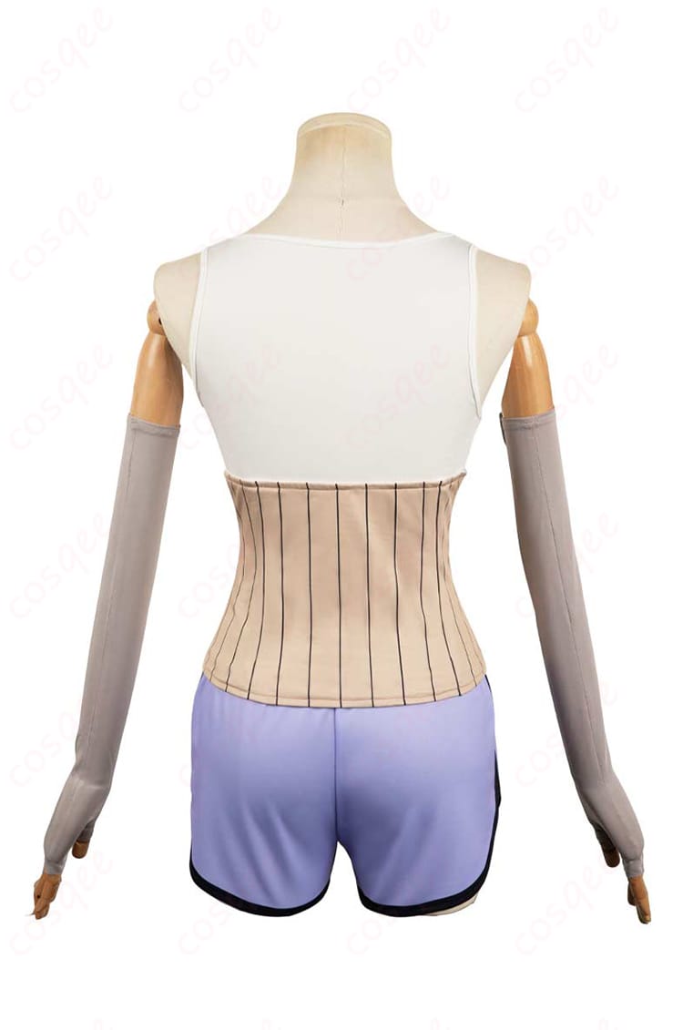 ダンダダン 綾瀬星子 コスプレ衣装 背面全身写真。後ろ側のディテールも忠実に再現。