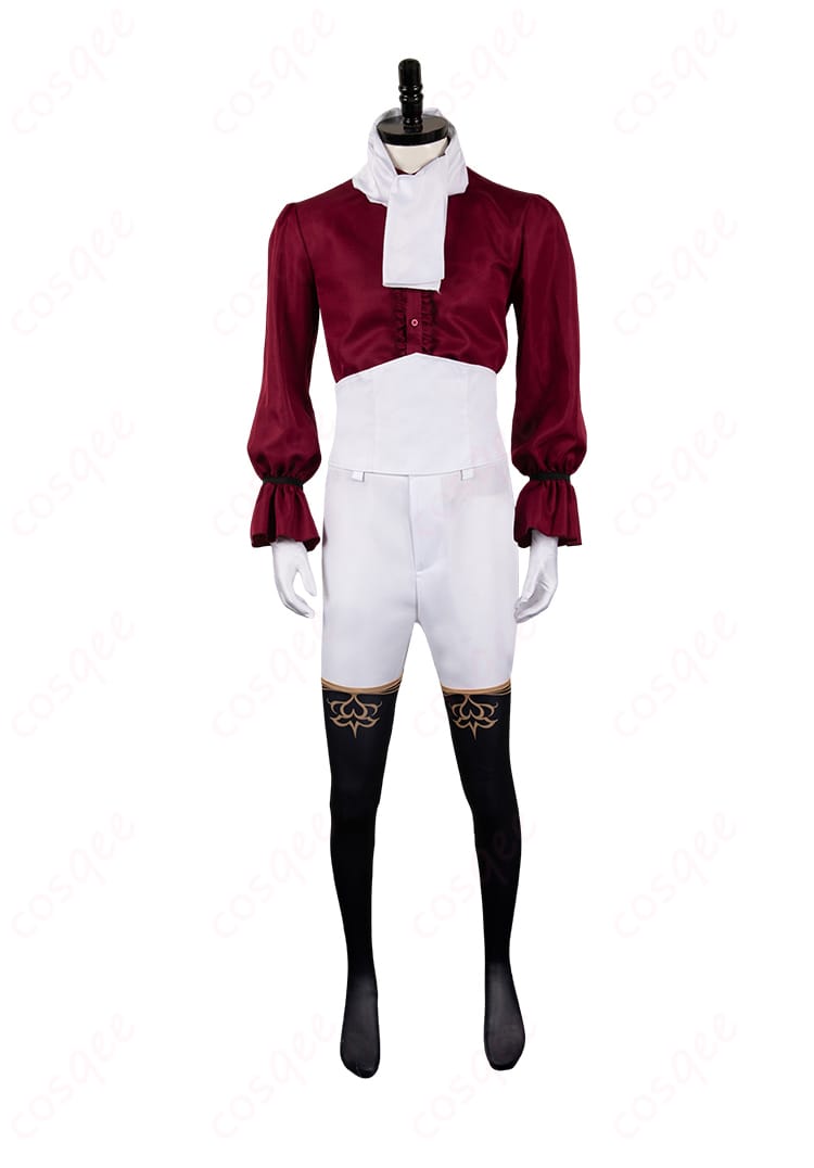 ゲルハルト・フラ コスプレ衣装のシャツ部分のディテール、リアルな再現