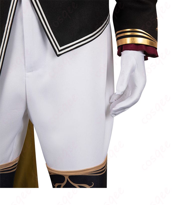 左袖の装飾、ゲルハルト・フラ コスプレ衣装の精巧なディテール