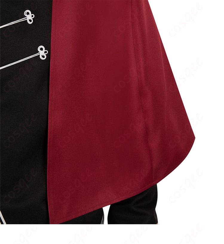 デリコズ・ナーサリーのゲルハルト・フラ衣装、衣裾の装飾詳細